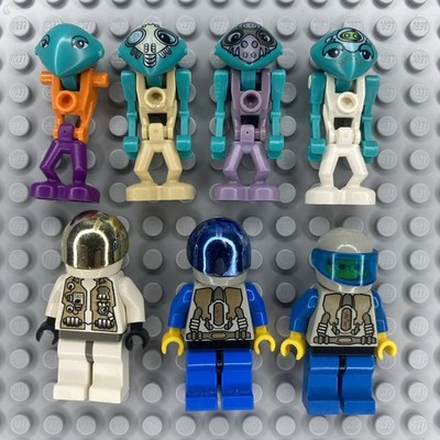 LEGO Life On Mars Minifigure Lot 7 Space Astronauts Aliens Good Condition