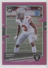 2020 Panini Donruss Optic Rookies Pink Prizm Damon Arnette #106 2l4