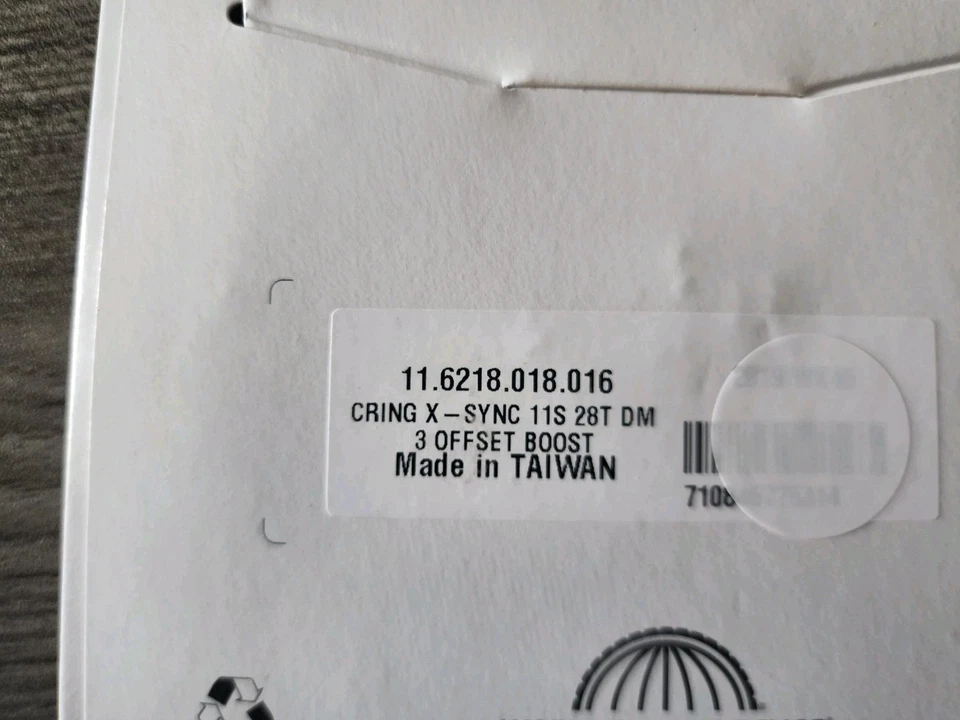 SRAM X-Sync Direct Mount Chainring (Black) (1 x 11 Speed) (28T) 3mm Offset Boost - Image 3 of 4