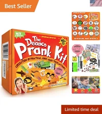 Funny Prank Kit with 40+ Gags - Ultimate Joke Toys for All Ages & Occasions