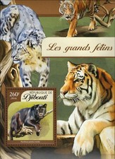 Product Image: Big Cats Stamp Panthera Pardus Melas Wild Animal S/S MNH #894