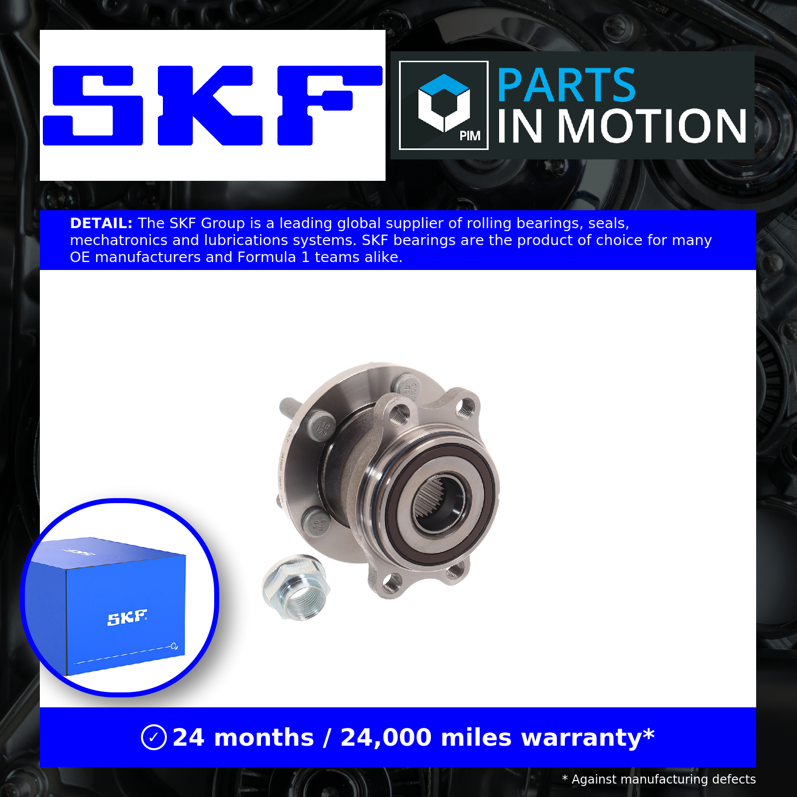 SKF Rear Wheel Bearing Kit - VKBA6889 - Image 5