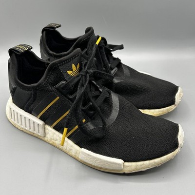 Adidas NMD R1 Shoes Womens Size 7.5 Black Boost Knit Sneaker Casual Athletic