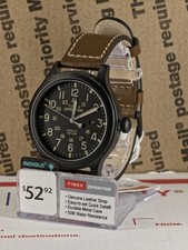 Orologio Timex TW4B11300WX Uomo Expedition Scout Pelle Marrone