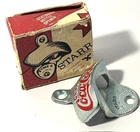 Vintage Starr X Coca Cola Wall Mount Bottle Opener In Original Box German Made