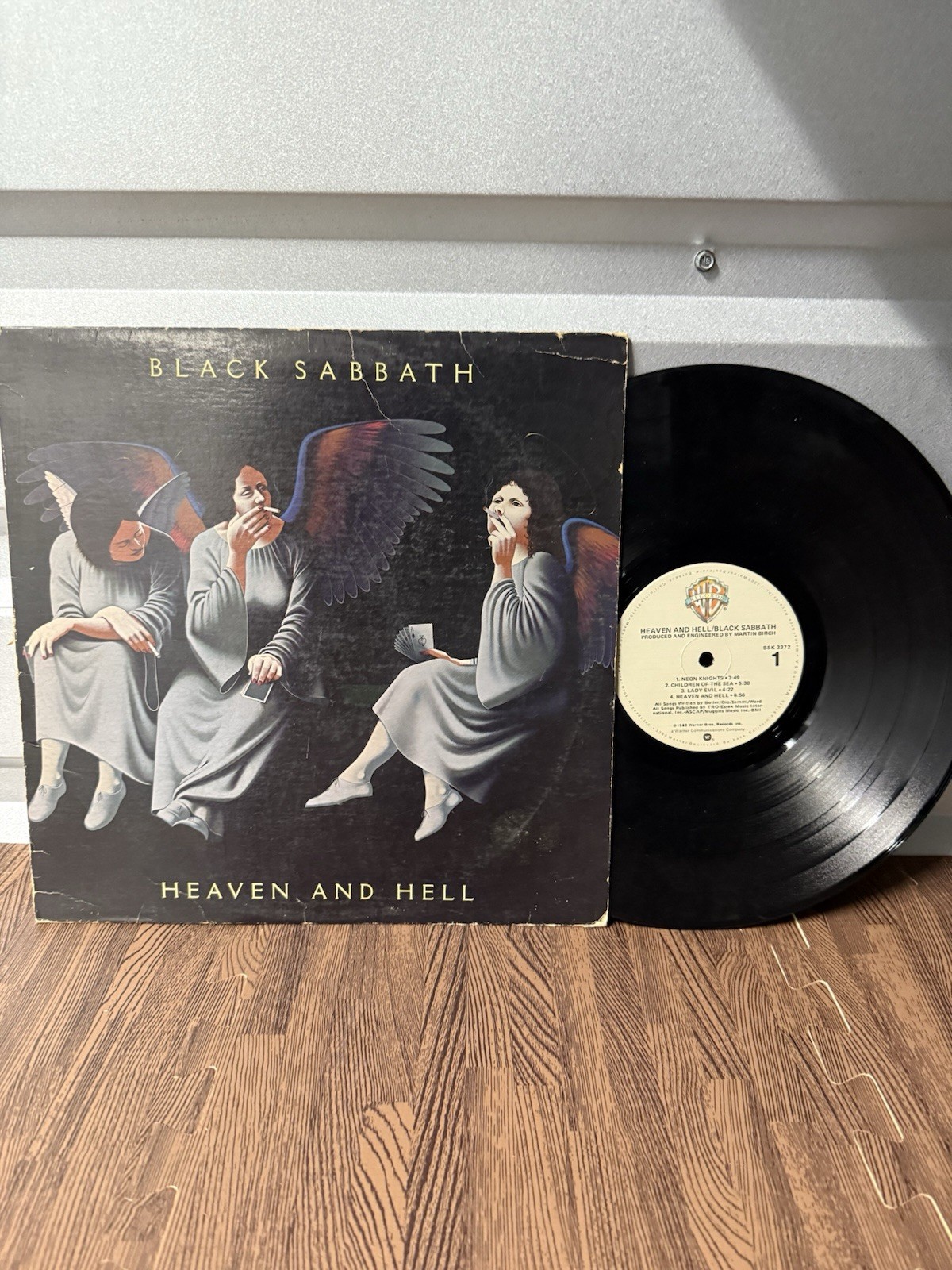 BLACK SABBATH Heaven and Hell 1980 LP 1st Press WARNER BROS. BSK 3372 ...