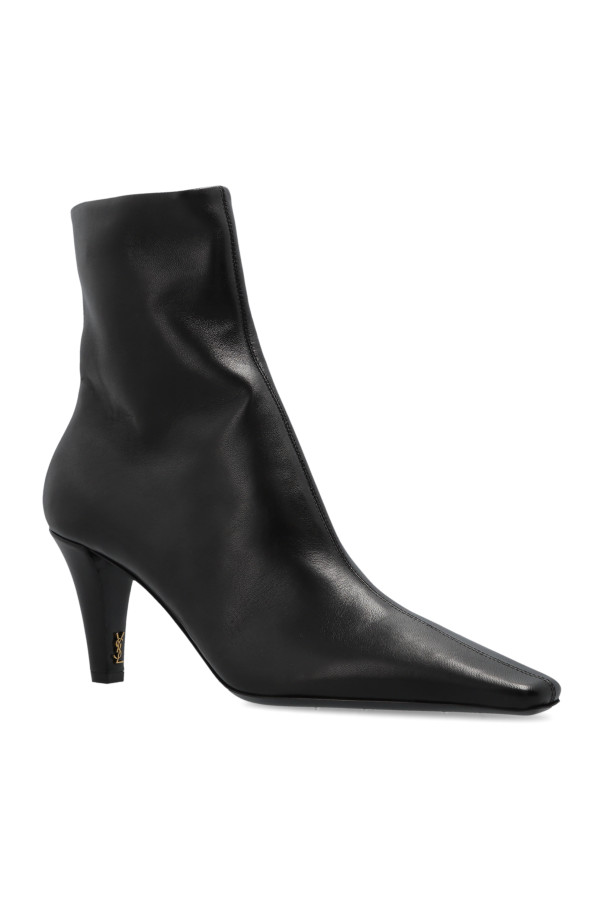 Saint Laurent - Women - Heeled ankle boots Jill - Black thumbnail 4