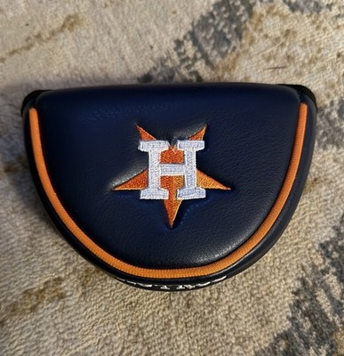 Team Golf MLB Houston Astros Mallet Golf Putter Cover. VGC. 9/10