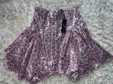 Parrot Girls Sequin Skirt Holiday Party Competition Dance Glam 10