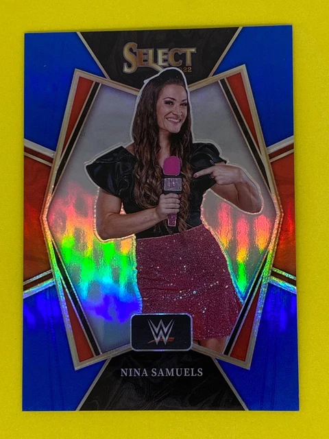 Nina Samuels WWE Panini Select 2022 Blue /199 Parallel Wrestling Numbered Card