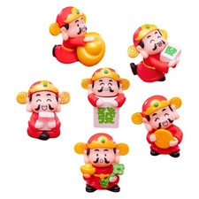  6 Pcs Arredamento in Stile Cinese Decorazione Giardino Miniatura