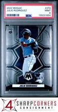 2022 PANINI MOSAIC #274 JULIO RODRIGUEZ RC PSA 9