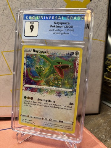 Rayquaza graded CGC 9 for sale on eBay