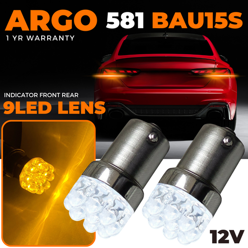 Pour Ford Focus MK2 Avant Arrière LED Ambre Clignotant Ampoules 2004-2011 12v - Photo 1 sur 12