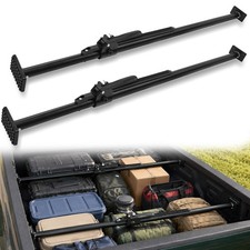 2pc Adjustable Cargo Bar Truck Bed Ratcheting Stabilizer 55-88 Heavy Duty Steel