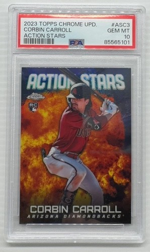 Corbin Carroll 2023 Topps Chrome Update #ASC-3 Action Stars Corbin Carroll 2023 Topps Chrome Update #ASC-3 Action Stars