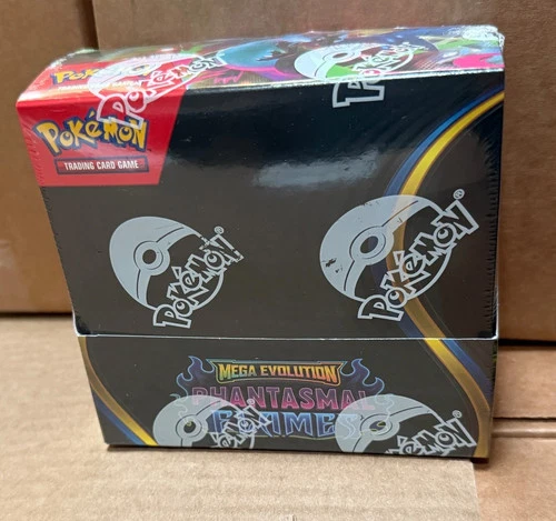Pokemon TCG Mega Evolution Phantasmal Flames BOOSTER BOX Factory Sealed 36 Pks