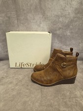 Lifestride W-SZ 8.5W BRN BOOTS NEW