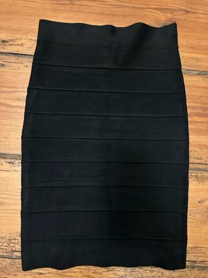 BCBGMAXAZRIA Stretchrock Skirt Stretch Gr 36/38 Schwarz