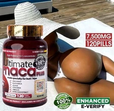 Ultimate Maca Gummies. 120/bottle. 400ml specialty for butt/hips. 💯 Authentic