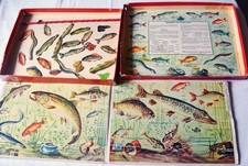 altes Spiel Die lustigen Angler, Spielzeug, Deko