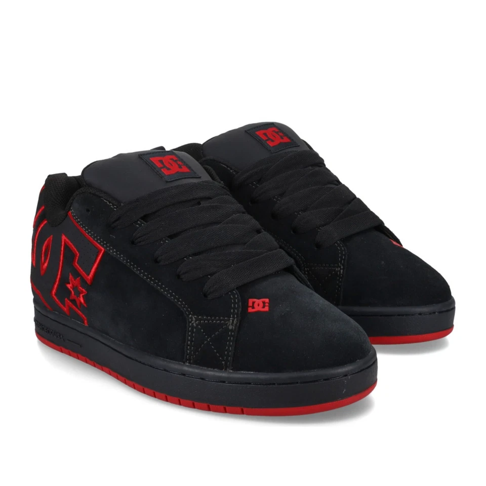 Dc shoes court graffik dark grey red scarpe skate 2026 new 40 41 42 43 44 45 46 - Immagine 4 di 4