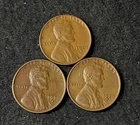 1939 S (3 Coins) Lincoln Wheat Pennies- Free Shipping