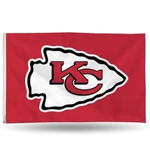 Kansas City Chiefs 3x5 ft Flag Banner NFL Football Free Shipping