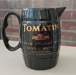 TOMATIN SCOTCH WHISKY WATER JUG Vintage Pub Bar Advertising Breweriana