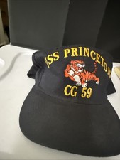 USS Princeton CG59 Ball Cap US Navy Military Veteran Insignia Hat Corps Tiger
