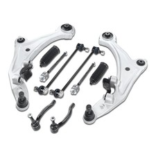 10pc Kit For 2009-14 Nissan Murano Front Control Arm Tie Rod Sway Bar Boot Link