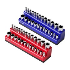 2-pack 14 Inch Magnetic Socket Organizer Metric Sae Sockets Holder Set 14