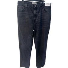 Abercrombie Fitch Jeans Womens 14/32 The 90s Straight Ultra High Rise Y2K New