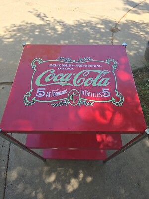 coke a cola collectibles Table 28x18x16 | eBay