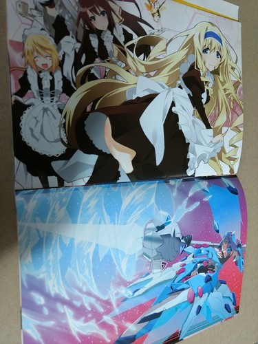 infinite stratos official small illustration booklet okiura visual book - Picture 5 of 5