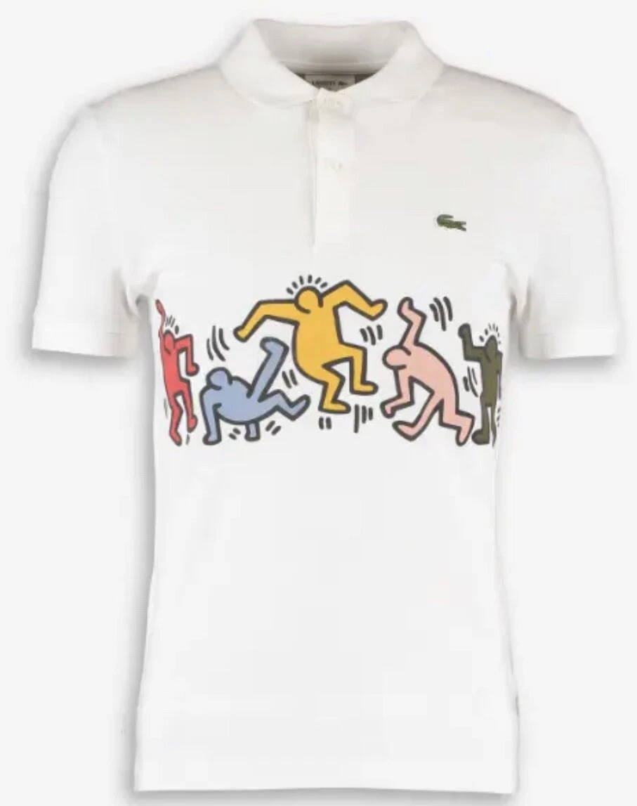 Lacoste keith haring polo cheap