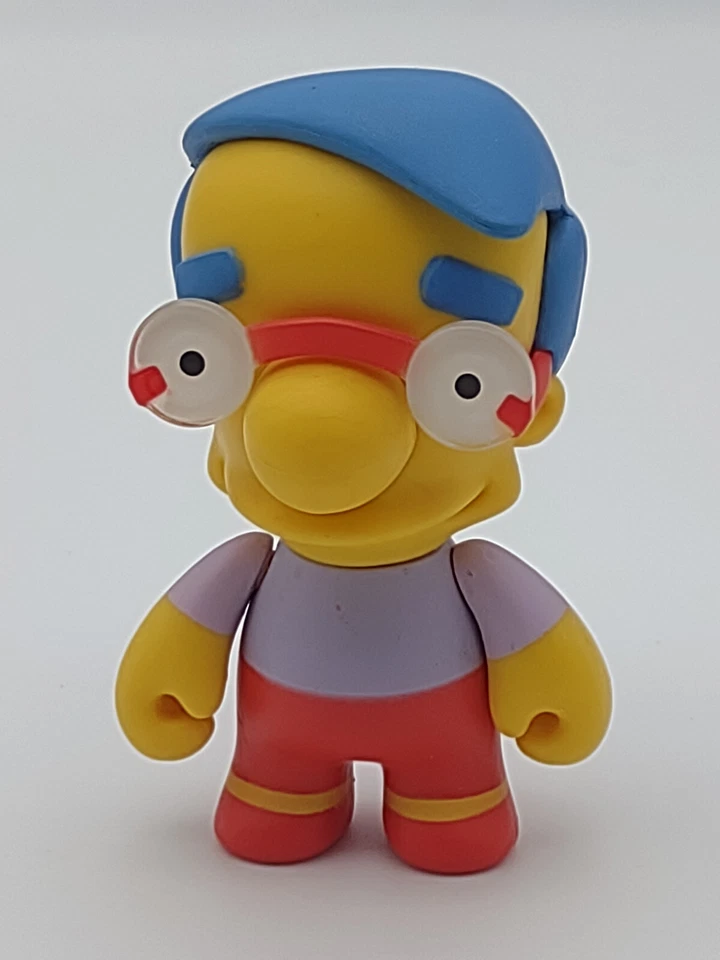 Minifigura de vinilo Kidrobot Los Simpson Serie 2 Milhouse Van Houten 3" 1/20 Foto 2 de 4