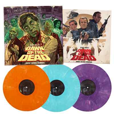 Dawn Of The Dead Theatrical Soundtrack 3x LP Waxwork Records OST De Wolfe Cues