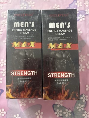Mens Energy Massage Cream 