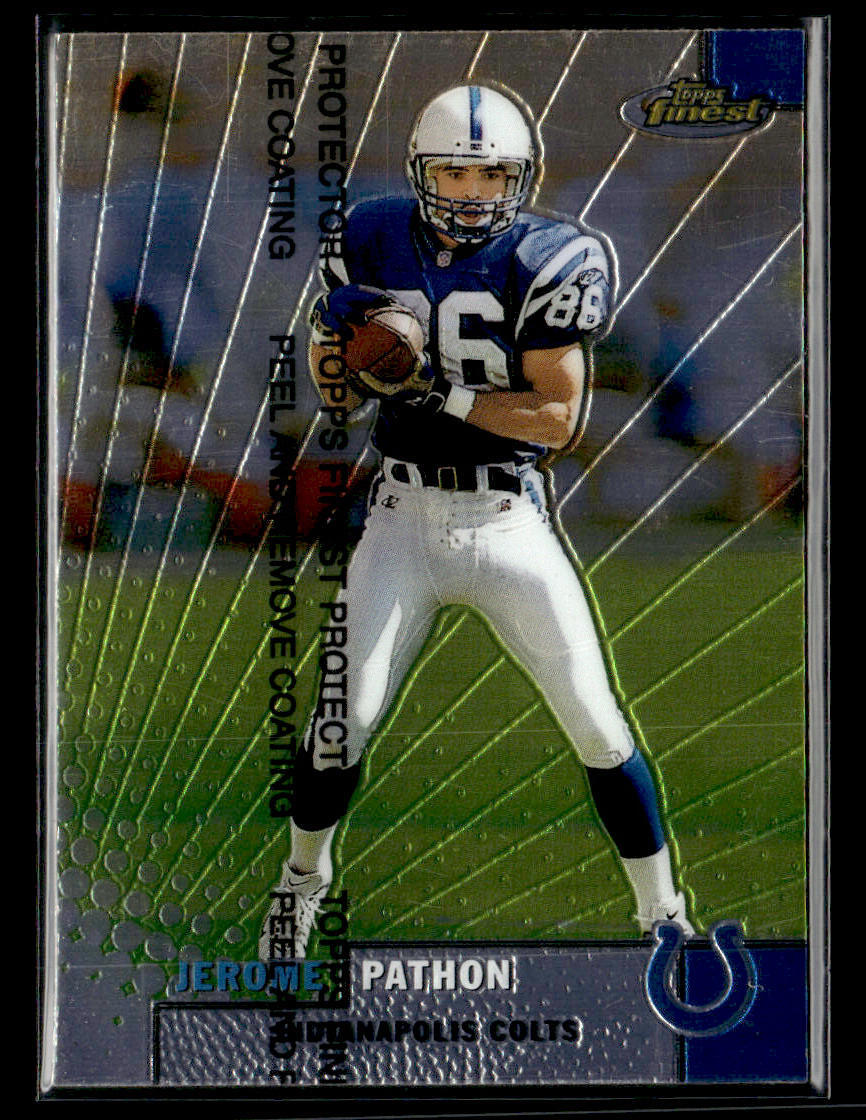 1999 Finest #112 Jerome Pathon Card Indianapolis Colts
