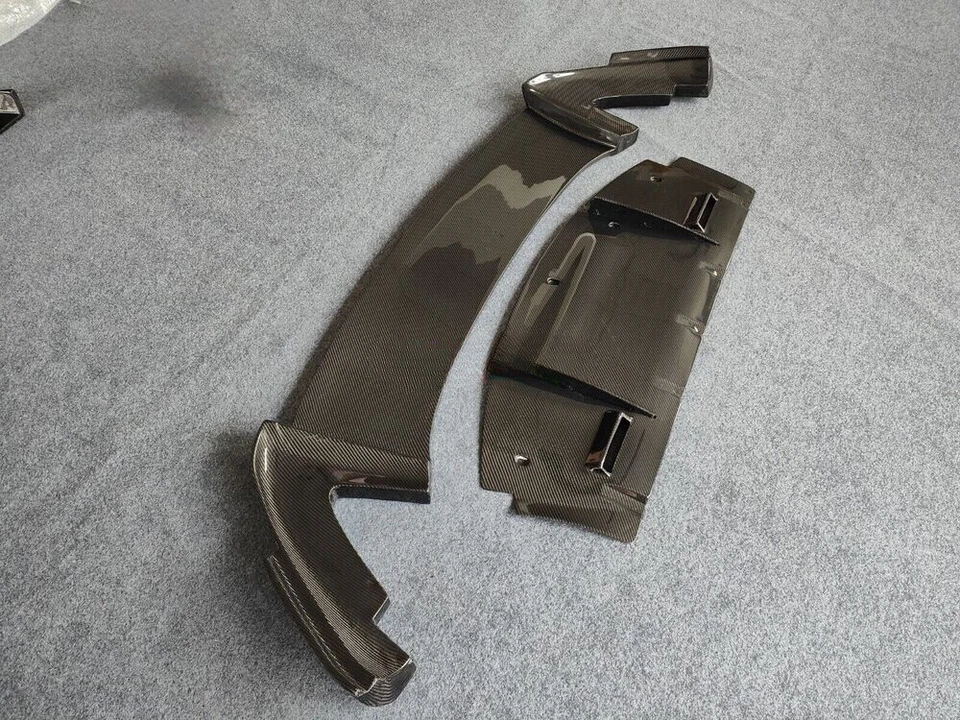 Carbon Fiber Rear Bumper Splitter Diffuser Lip Cover for Ferrari California - Image 4 of 4