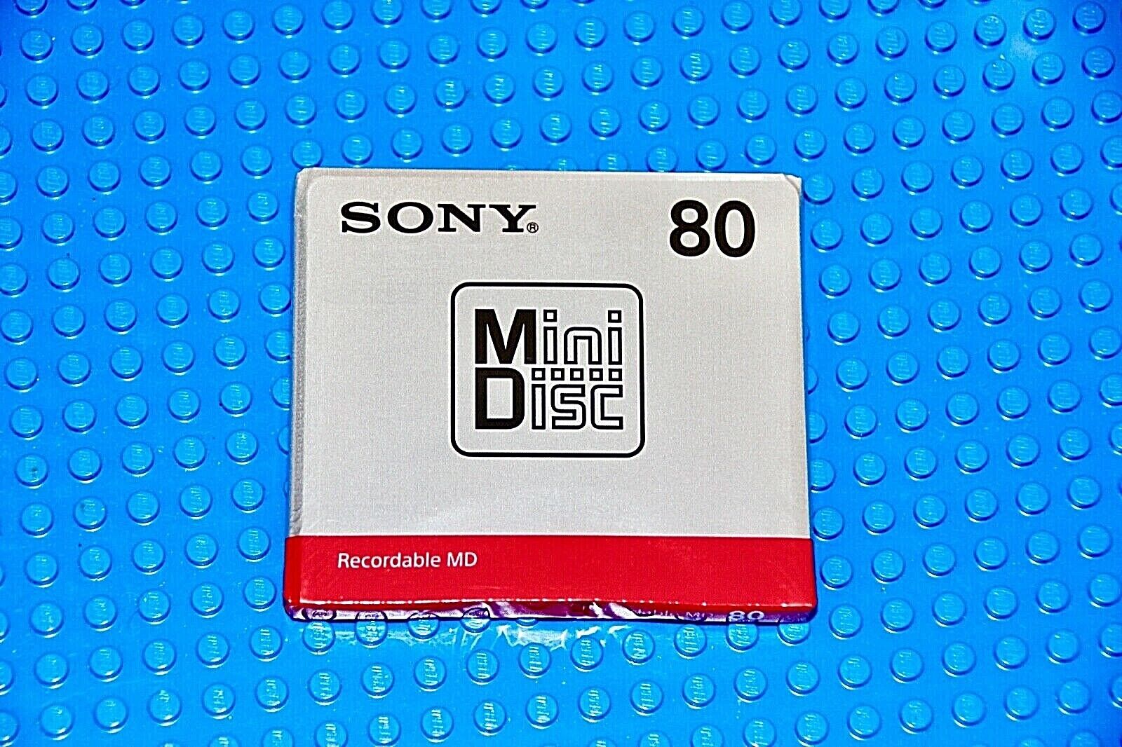 MD SONY MDW80T BLANK MINI DISC (1) (SEALED)