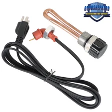 For 03-10 Ford 6.0L Powerstroke Diesel Engine Block Heater Element & Cord Cable