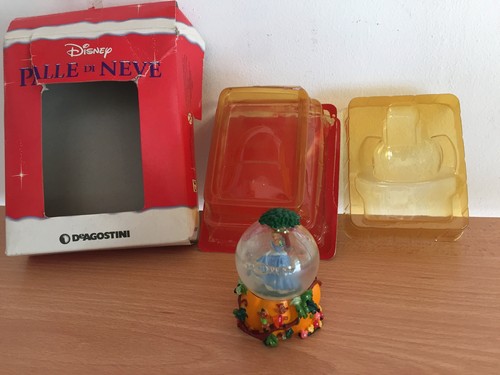 Disney DeAgostini Palla di Neve Snowglobe 7 cm CENERENTOLA Cinderella - Foto 3 di 3