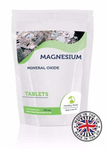 MAGNESIUM Mineral Oxide 375Mg 30/60/90/120/180 Tablets Pills - Picture 3 of 8