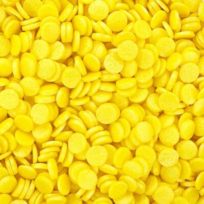Eine Prise - Glimmer gelbes Konfetti 25g essbare Tortendeko/Streusel 1525