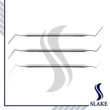 Dental Spreader Root Canal Plugger Endodontic Instruments Set of 3 Pcs