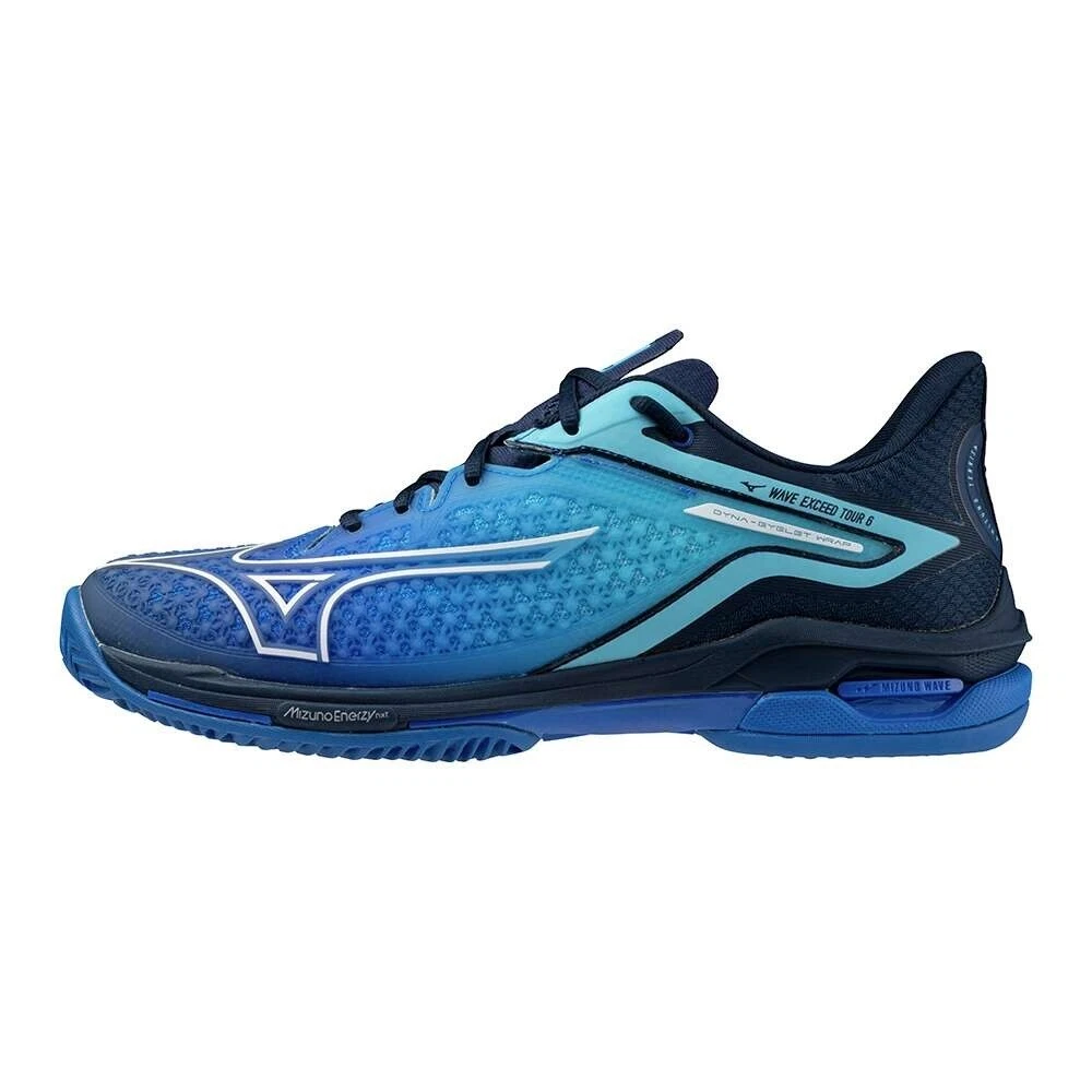 Scarpe da tennis Mizuno WAVE ENFORCE TOUR OC 61GB230228 blu bianco navy US 5 5 10 5
