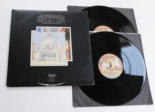 LED ZEPPELIN - THE SONG REMAINS THE SAME LIVE LP VINYL Canada 1st Press Booklet