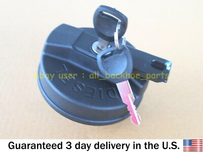 #ad #ad JCB BACKHOE DIESEL FUEL TANK CAP WITH 2 KEYS PART NO. 332 F4780 331 11403 $34.90